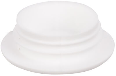 Plastlokk karmskrue hvit 14mm Plastlokk karmskrue hvit 14mm
