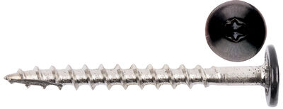 Fasadeskrue 4,8x50 A2 sort Fasadeskrue 4,8x50 A2 sort