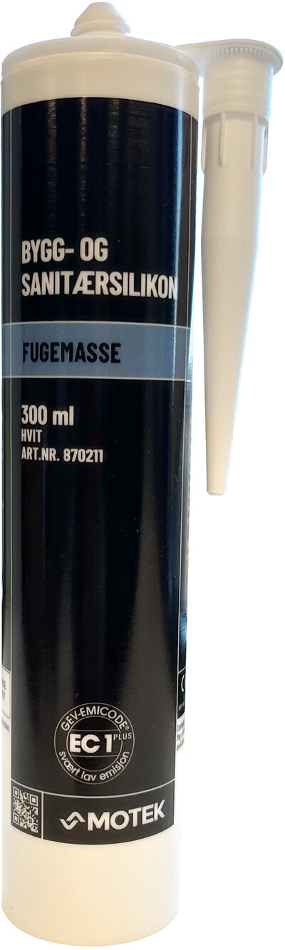Bygg og sanitærsilikon hvit 300 Bygg og sanitærsilikon hvit 300
