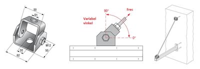 Universalvinkel MQP-U M16 Universalvinkel MQP-U M16