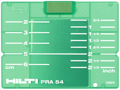 Måleplate Hilti PRA 54 Måleplate Hilti PRA 54