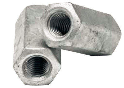 Skjøtemutter varmforsinket - 6.8 - kl 6 Skjøtemutter varmforsinket - 6.8 - kl 6