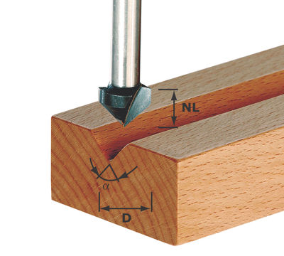V-Notfres HSS S8 D11/9,5/60° V-Notfres HSS S8 D11/9,5/60°